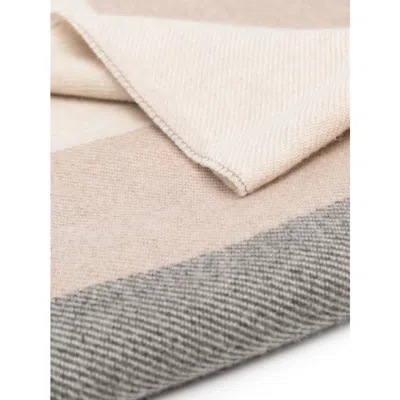 Brunello Cucinelli Men's Wool And Cashmere Scarf In Neutral