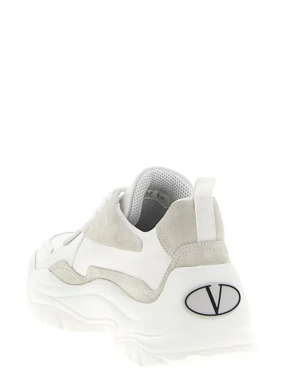 Valentino Two-tone Leather And Suede Gumboy Sneakers