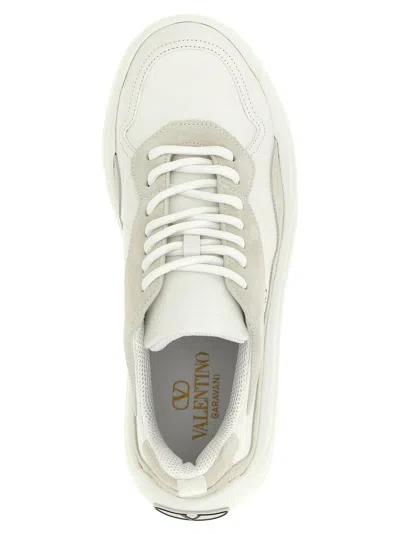 Valentino Two-tone Leather And Suede Gumboy Sneakers