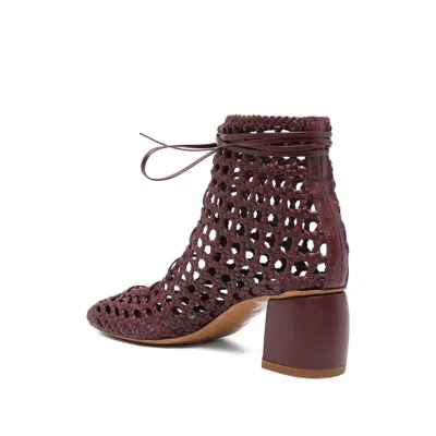 Forte Forte 55mm Woven Lace-up Boots