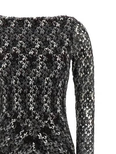 Missoni Long Dress Dresses Multicolor In Black