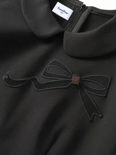Familiar Panelled Dress In Black