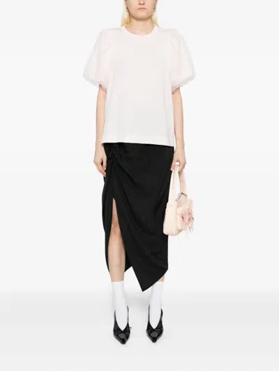 Simone Rocha Cotton T-shirt In Pink