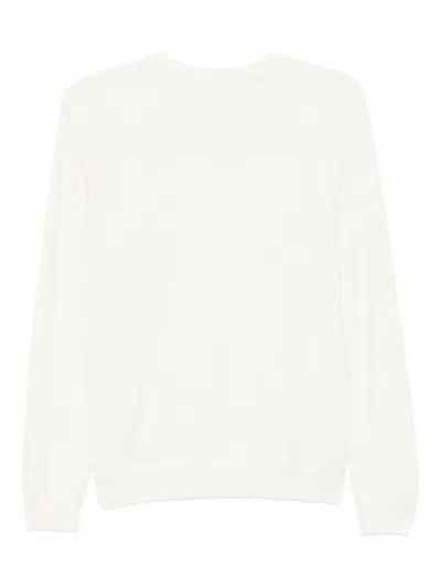 Versace Medusa Knitted Sweatshirt In White