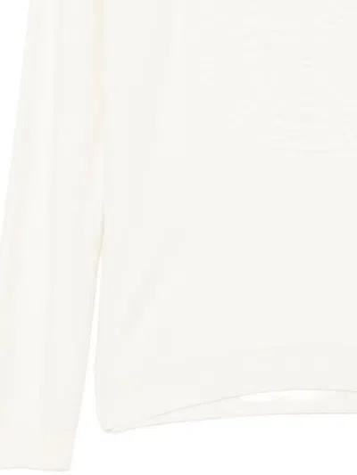 Versace Medusa Knitted Sweatshirt In White