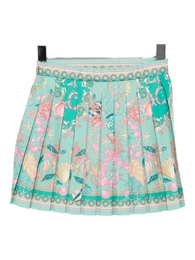 Versace Graphic-print Skirt In Multi