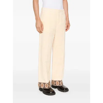 Valentino Neutral Pants In Neutral