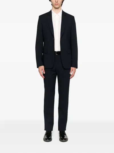Sandro Wool Tailored Trousers In Black