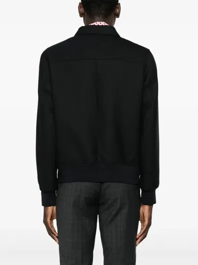 Sandro Zip-up Jacket In Black