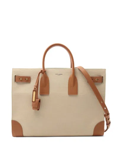 Pre-owned Saint Laurent 2020s Large Sac De Jour Shin Tote Bag