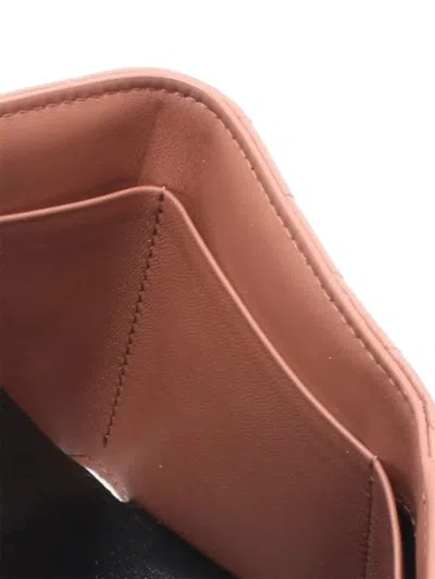 Pre-owned Saint Laurent 2010's Cassandre Fragments Flap Leather Wallet