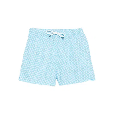 Fedeli Polyester Beachwear In Blue