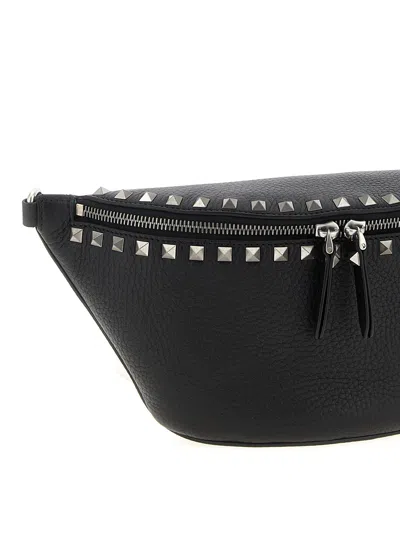Valentino Pebbled Stud Leather Belt Bag