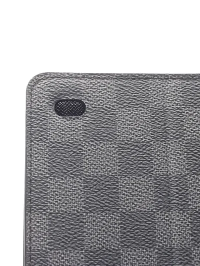 Pre-owned Louis Vuitton 2016 Damier Graphit Ipad Air2 Folio Case