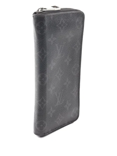 Pre-owned Louis Vuitton 2019 Zippy Monogram Eclipse Long Wallet