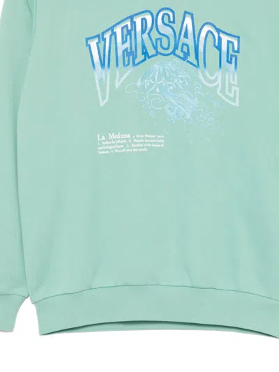 Versace La Medusa Sweatshirt In Blue