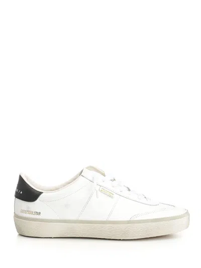 Golden Goose Leather Low-top Soul Star Sneakers With Used Effect