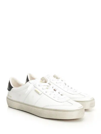 Golden Goose Leather Low-top Soul Star Sneakers With Used Effect