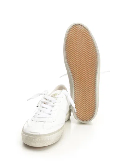 Golden Goose Leather Low-top Soul Star Sneakers With Used Effect