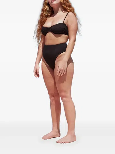 Haight Underwired High-leg Bikini In Black