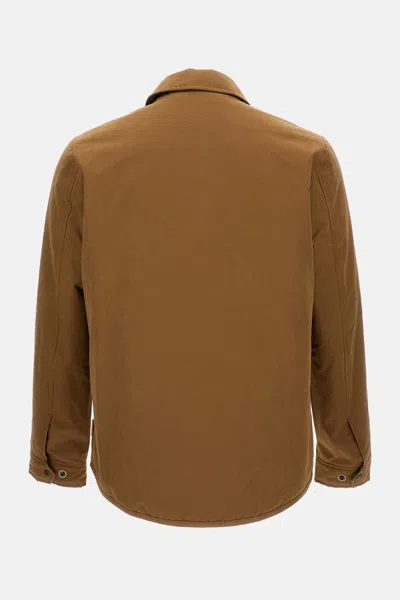 Woolrich Flap-pocket Jacket In Brown