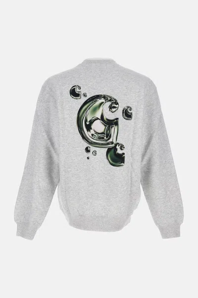 Carhartt Wip Solar Chrome Sweat In Gray