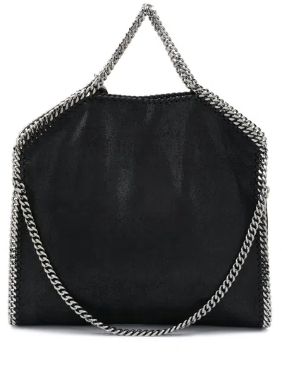 Stella Mccartney Black Large Chain Tote Handbag For Women