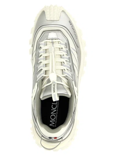 Moncler Two-tone Fabric And Leather Trailgrip Sneakers