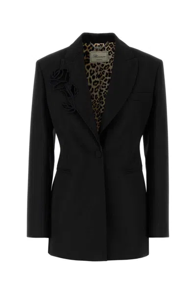 Blumarine Jackets And Vests In Black