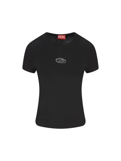 Diesel T-shirt And Polo Shirt In Black