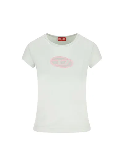 Diesel T-shirt And Polo Shirt In White