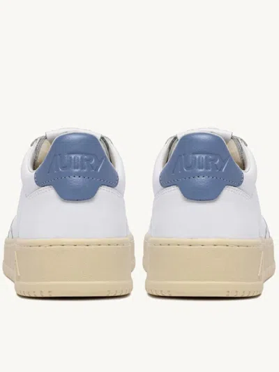 Autry Medalist Low Leat Leat Wht Tempest Sneakers In White