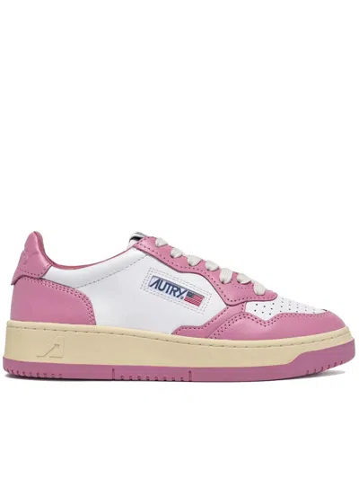 Autry Medalist Bi-color Leather Sneakers