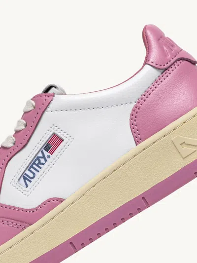 Autry Medalist Bi-color Leather Sneakers
