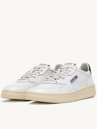 Autry White Sneakers With Smooth Leather Upper In White