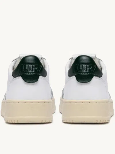 Autry White Sneakers With Smooth Leather Upper In White