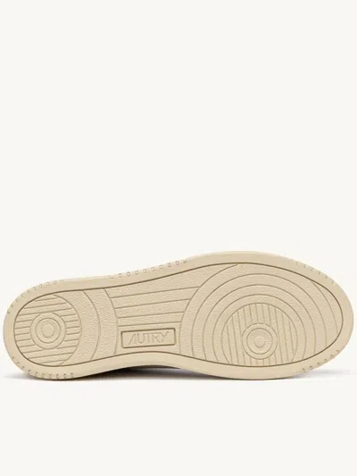 Autry White Sneakers With Smooth Leather Upper In White