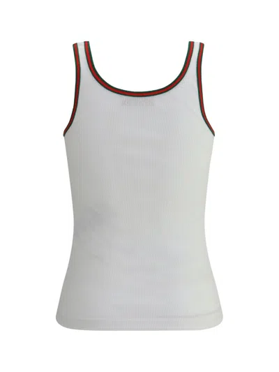 Gucci Classic Sleeveless Tank Top With Contrasting Trim