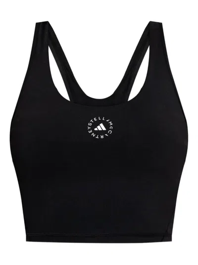 Adidas By Stella Mccartney Polyester Blend Training Top In Blue