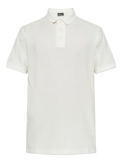 Emporio Armani Logo Embroidered Short-sleeved Polo Shirt