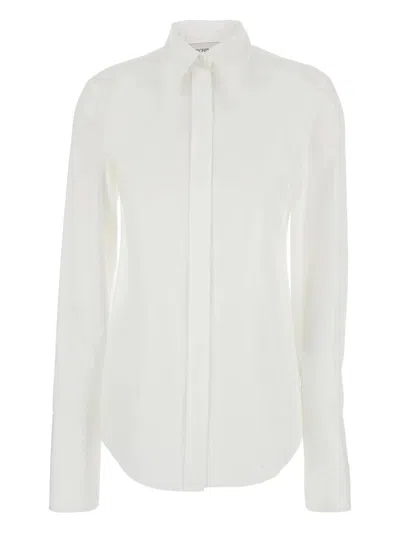 Sportmax Oste Buttoned Long-sleeved Shirt In White