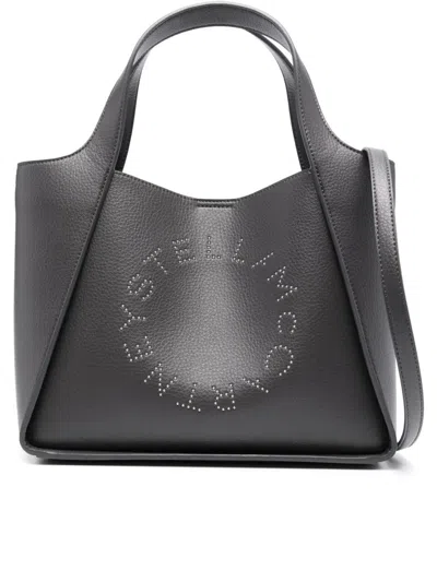 Stella Mccartney Stella Logo Tote Bag In Gray