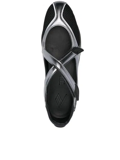 Attico Modern Flat Shoes With Cross-strap Detail