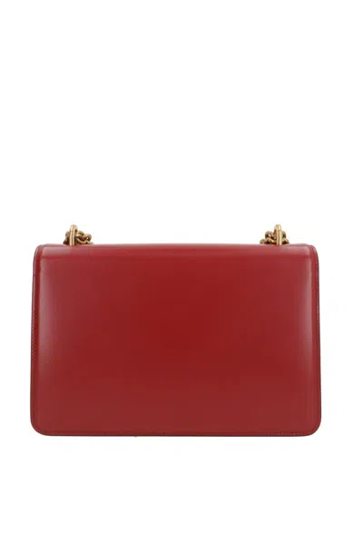 Valentino Vain Small Shoulder Bag In Burgundy