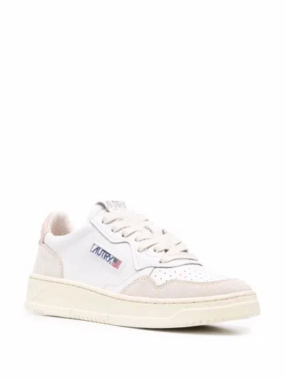 Autry Medalist'' Sneakers In Leather With Suede Inserts