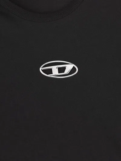 Diesel T-shirt And Polo Shirt In Black
