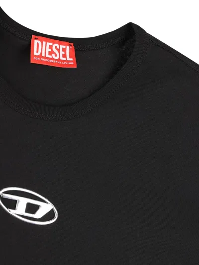 Diesel T-shirt And Polo Shirt In Black