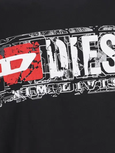 Diesel Men Crew-neck T-shirt With Print