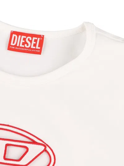 Diesel T-shirt And Polo Shirt In White