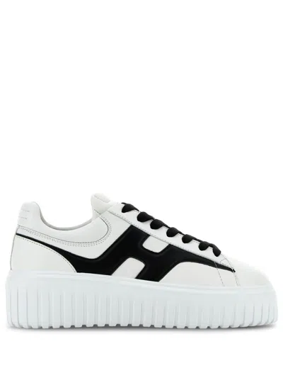 Hogan Nappa Leather Sneakers With Extralight Eva Sole In White